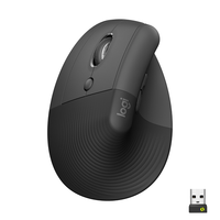 lift left vertical ergo mouse - graphite  black - em ea