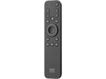 Mando a distancia - One For All URC1110, TV, Apple Audio, Compatible voz Siri, Negro
