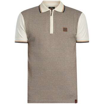 Trojan Polo Polo con panel de cremallera y pata de gallo mini para hombre