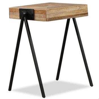 Mesa Auxiliar | Mesita Auxiliar | Mesa De Café De Teca Maciza Reciclada