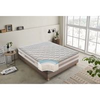 colchon 80x190 de muelles ensacados - espuma viscoelastico - viscogel - altura 26 cm
