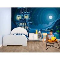 fotomural vinilo infantil barco pirata 350 x 250 cm