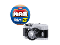 figura - sherwood max build more camara retro 188 piezas