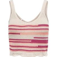 only camiseta tirantes top onlmerida crop v-neck mujer para mujer