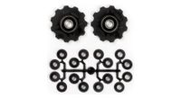 elvedes jockey wheels x10 kit with spacers black