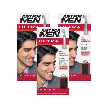 Just for Men Autostop Hair Colour 55 Real Bla