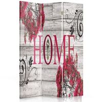 biombo loving home - separador de ambientes cm 110x150 3 paneles