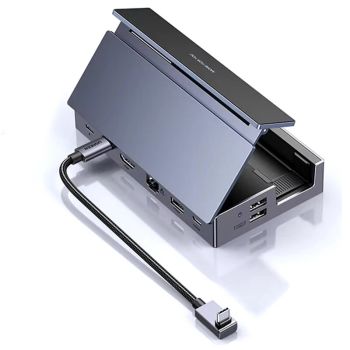 UGreen Dock USB Tipo C 9 en 1 para Steam Deck con adaptador USB2.0*2 / USB-C3.2 / USB-A 3.2 / PD100W Tipo C / HD / RJ45
