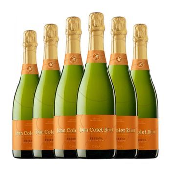 Joan Colet Rius Brut Nature Cava Reserva 75 Cl 11.5% Vol. (pack De 6 Unidades)
