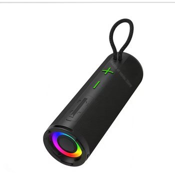 T&G Altavoz Bluetooth Inalámbrico T&G TG421 Portátil Potente con Luces RGB Resistente al Agua
