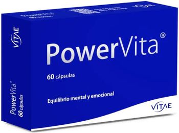 Vitae PowerVita con Ashwagandha, Magnesio y GABA 60 Cápsulas