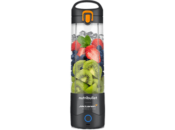 Batidora de vaso - nutribullet McLaren F1 Team Portable, Personal, Vaso portátil, 0.475 l, Carga USB-C, 2000 mAh, Gris/Papaya
