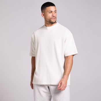 Camiseta oversize de algodón lavado para hombre de MP - Blanco vintage - XXL