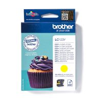 brother lc123y yellow original ink cartridge