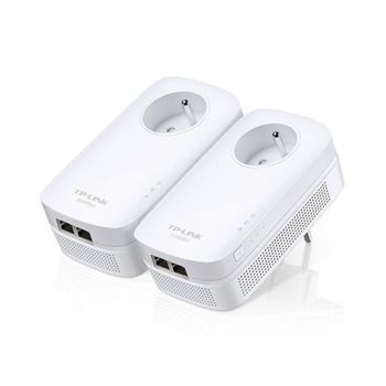 Adaptador PowerLine TP-LINK TL-PA9025P KIT AV2000 2 puertos Gigabit enchufe integrado