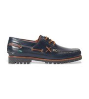 polo ralph lauren para hombre 812913545003 nauticos de piel ranger marino 40 plano cordones casual