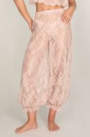 hunkemoller jogger allover lace legacy rosa