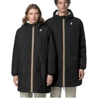 k-way abrigo le vrai 40 eiffel east orsetto para hombre