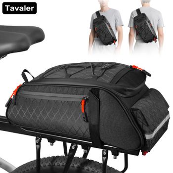 Nueva Bolsa de Bicicleta Mejorada 900D 10L Gran Capacidad Antidesgarro Multiusos Fácil Instalación Accesorio para Ciclismo al Aire Libre