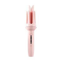 rizador de pelo rd-158 3 en 1 con iones negativos permite alisar secar y rizar 3 temperaturas y giro bidireccional 6x55x16 cm color rosa claro