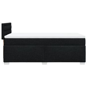 Conjunto De Ropa De Cama Negra (tamaño 90x190 Cm, Incluye Colchón).