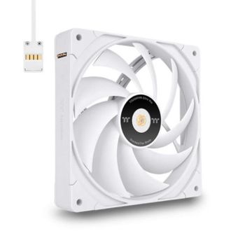 Refrigeración por aire Thermaltake 140 mm TOUGHFAN EX14 Pro blanca 3 unidades