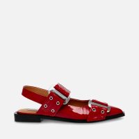 steve madden womens grand ave faux leather flats - uk 3
