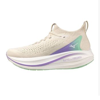 Zapatillas Mizuno Neo Vista 2 Beige Morado SS26 Mujer, Talla 38 - EUR