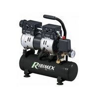 ribimex compresor electrico silencioso de 1 hp y 6 l - prcomp106silr