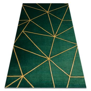 Alfombra Emerald Exclusivo 1013 Glamour, Elegante Geométrico Botella  200x290 Cm