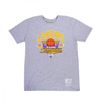 camiseta lakers 1987 champions - mitchell  ness