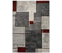 alfombra abstracta en gris dreams 120x170 cm - atticgo