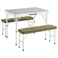 mesa camping pack away para 4 de aluminio