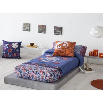 Edredon Ajustable Modelo Rocky Jvr Cama 90