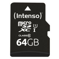 tarjeta de memoria intenso 3424490 64 gb microsd uhs-i clase 10 u1 resistente