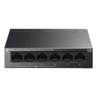 conmutador ethernet tp-link ls106p fast ethernet 6 puertos poe