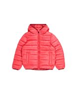 chaqueta champion hooded legacy rosa infantil