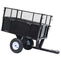 carro remolque inclinable de cortacesped carga de 150 kg vidaxl