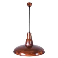 colgante copper 1xe27 alregxd485cm en cobre con acabado liso rustico