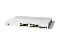 switch cisco catalyst 1300 24 puertos gigabit poe 4 sfp l2l3 gestionado rack