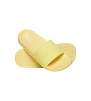 superdry para mujer wf310216a chanclas veganas con logo amarillo 4041 plano ninguno beachwear