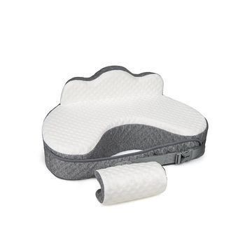 Almohada De Lactancia De Espuma Viscoelástica De Rebote Lento, Cojín De Asiento Para Amamantar Para Evitar Regurgitaciones.