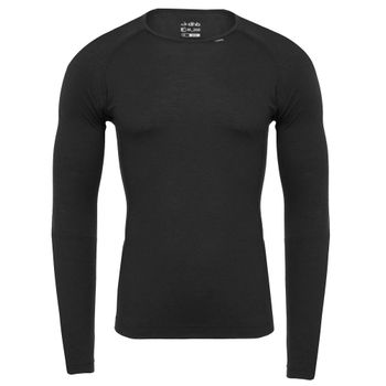 dhb Men's Merino Long Sleeve Base Layer (M_ 200), Dark Grey