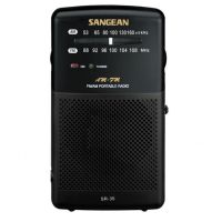 sangean sr-35 radio de bolsillo fmam negra
