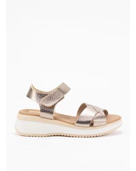 de KESLEM SANDALIA MUJER EN PIEL 5662 ORO