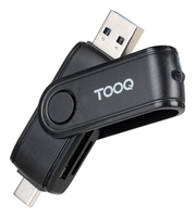 tooq tqr-3003b lector usb-c 20usb-a 30 sdtf
