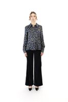 camisa estampada multiblue cashmere s