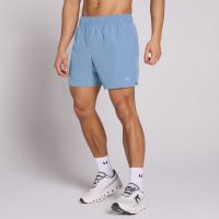 mp mens active training 5  pocket short - fog blue - s