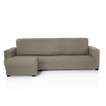 Funda De Sofá Chaise Longue Elástica Strada Brazo Izquierdo Corto, Lino. Funda Para Sofá Chaise Longue Elástica