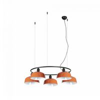 lampara colgante tatawin m metal 5 luces